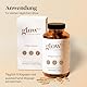 Glow25® Kollagen Kapseln hochdosiert [180 Kapseln] mit Hyaluronsäure und Vitamin C | Premium Collagen Complex | Laborgeprüft