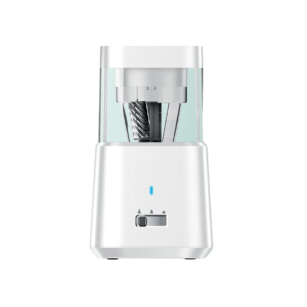 Anspitzer Elektrischer Bleistiftschärfer-Spitzer-Plug-In-Typ Automatischer Stopp-Bleistiftspitzer USB 2. Bleistift super scharf und tragbar Tragbar und sicher (Color : A)