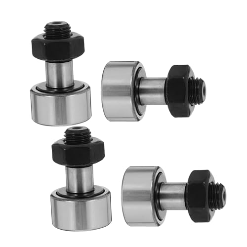 COSMEVIVI 4pcs Bolt-Type Needle Roller Bearings Steel Cam Follower Bolted Cam Follower for Automotive Transmissions