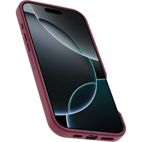 Image of OtterBox iPhone 16 Pro Max Symmetry Series Cactus Leather for MagSafe - Foxberry Pink