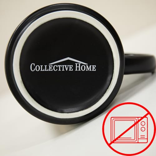 Taza Cerámica Monograma Patriótica 15oz Negro miniatura 4