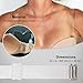 Fashion First Aid Clearly Gone Invisible Clear Bra Straps, 3/4 Inch Adjustable Wide Transparent Bra Straps with Strong Metal Hooks for Strapless & Convertible Bras