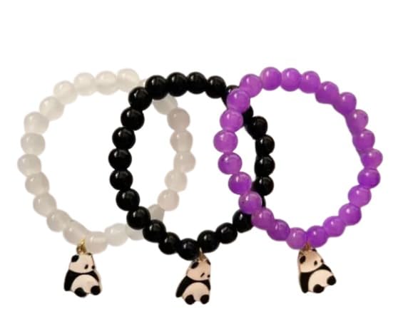 Needs panda Stone Beads Couple-Combo Matching Relationship for best friends Couple Bracelets black panda (mix) (B0D5C2GTQV) Amazon Price History, Amazon Price Tracker