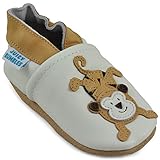 schimpansen bilder lustig  Juicy Bumbles Lauflernschuhe - Krabbelschuhe - Babyhausschuhe - Schimpanse 12-18 Monate (Größe 22/23)