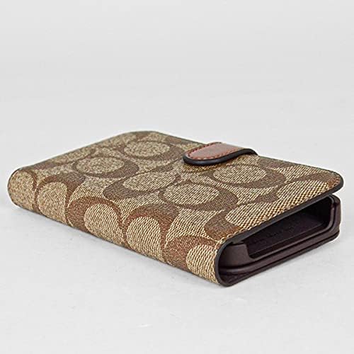 [コーチ] [アウトレット] レディース スマホケース iPhone 12/12 pro C5090 KHA(カーキ) シグネチャー