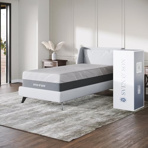 Sven & Son Hybrid Spring Mattress, CertiPUR-US Certified Foam, Fiberglass-Free, Made in the USA, 14 inch Medium Soft - TwinXL