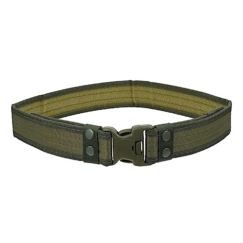 Adjustable Camouflage Waist Belt for Outdoor Camping and Hiking Lightweight Elastic Webbing for Men Tactical Exploration Gear