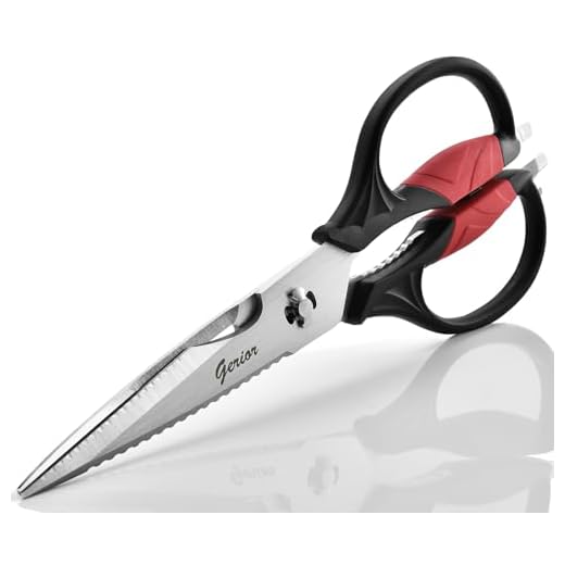 Kitchen Scissors - Heavy Duty Utility Come Apart Kitchen Shears for Chicken, Meat, Food, Vegetables - 9.25 Inch Long
