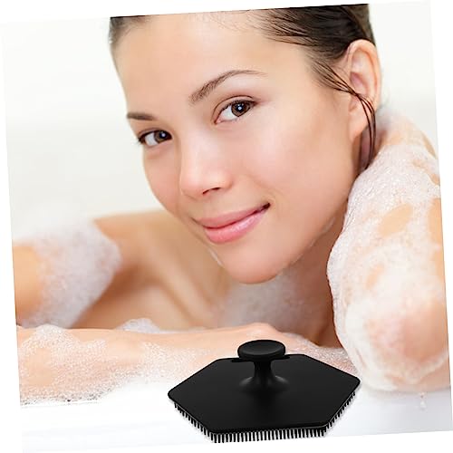 Brosse de bain silicone corps et tête, outil de massage doux