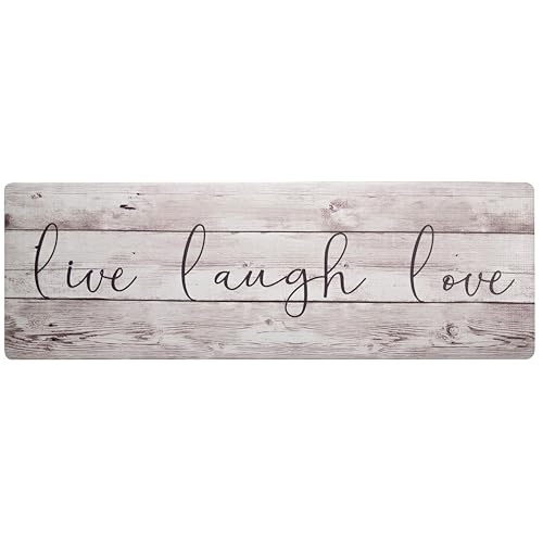Cozy Living Anti-Fatigue Kitchen Runner Mat – 17.5x55, Beige/Brown