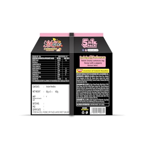 Image of Nissin Geki Carbonara Creamy Veg - 5in1