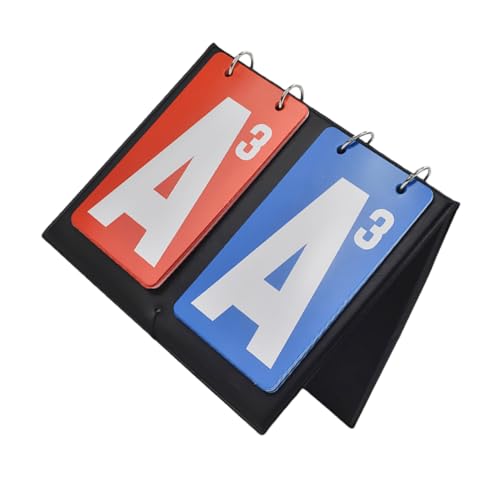 balacoo Portable Flip Scorekeeper for Basketball Soccer Sports Easy to Read Desk Scoreboard for Tabletop Use Efficient Design for Matches