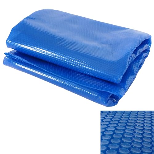 Lona térmica para piscina, cubierta solar, grosor de 400 µm, rectangular, 10 x 5 m, color azul
