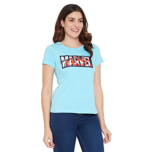Image of Marvel Women Round Neck Short Sleeves T-Shirt