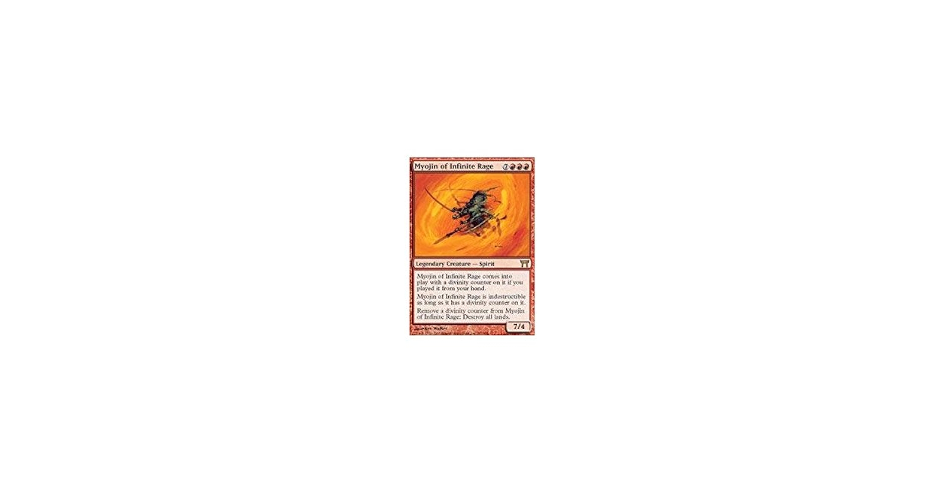 Amazon.com: Myojin of Infinite Rage (Magic the Gathering