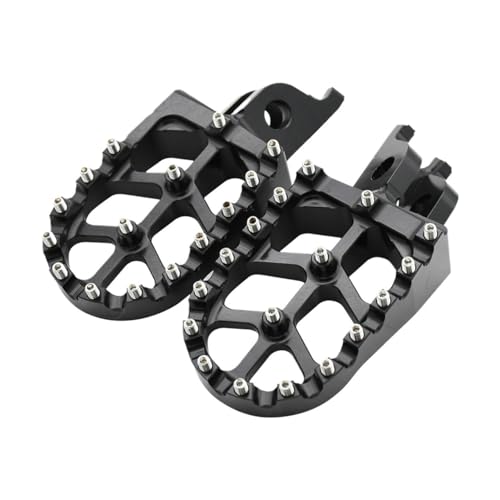 Repose-pieds moto aluminium CNC résistant aux chocs pour remplacer les pédales tordues