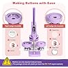 Aiment 58mm Button Maker Machine - 2.25 inch Button Maker Pin Badge ...