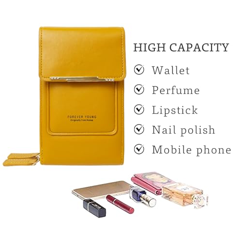 Image of Crossbody for Women, Trendy Small Phone Purse with Secure Card Slots, Lightweight Card wallet