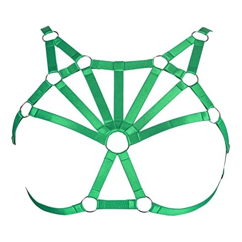 Plus Size Top Body gothic harness Cover