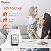 Temtop 2 Pack S1 Indoor Air Quality Monitor, Portable AQI PM2.5, Temperature, Humidity Detector for Home, Office or School, Air Quality Tester 4 More Home Monitoring, Battery Powered, Magnetic Suction