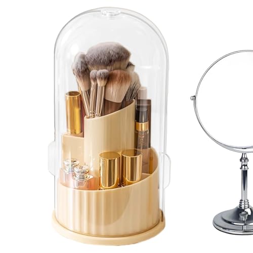 Organizador de brochas de maquillaje – Soporte moderno | Elegante bandeja, cajón, cesta separadora, vaso, recipiente, estuche, tubo, bidón, soporte, marco, pantalla, conso