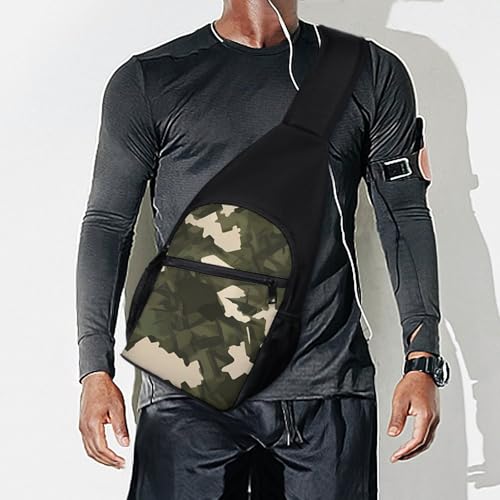 Morrales Sling Camuflaje Liviano para Senderismo y Viaje miniatura 7