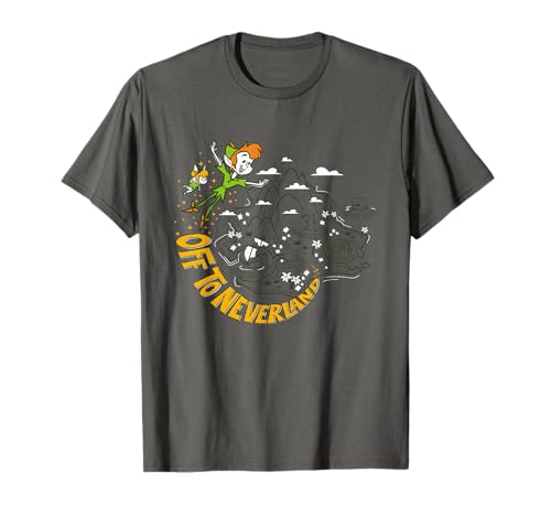 T-shirt Peter Pan Disney vêtement Fée Clochette Neverland coton