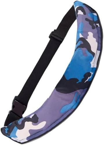 Rutexcライフジャケット 手動膨張式 ベルトタイプ フリーサイズ 反射テープ ホイッスル付き 軽量 釣り 水泳 災害対策 緊急用 救命胴衣 男女兼用