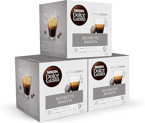NESCAFÉ Dolce Gusto Ristretto Barista - Cápsulas de Café, 48