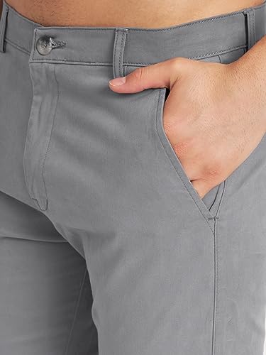Image of KARGEENS Men Kargeens Men's Cotton Slim Fit Casual Chinos Trousers for Men Stylish