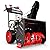 PowerSmart 2-Stage Snow Blower Gas Powered, 24-inch 252cc Engine with Electric Start, Self-Propelled, LED Headlight