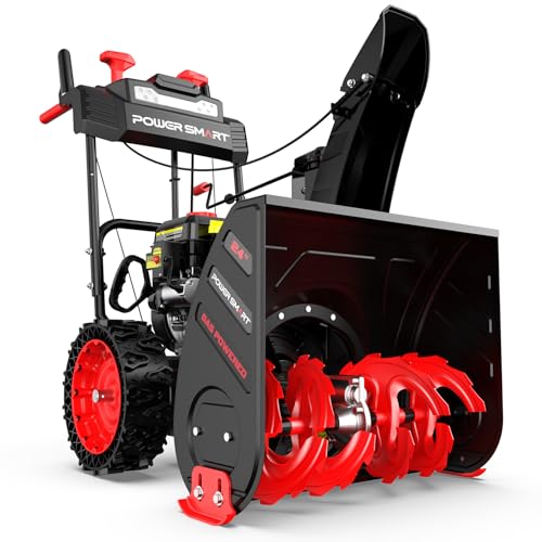 PowerSmart 24-inch Snow Blower Gas Powered 252cc