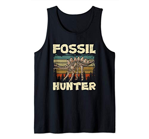 Cute & Funny Fossil Hunter Paleontology Dinosaur Camiseta sin Mangas