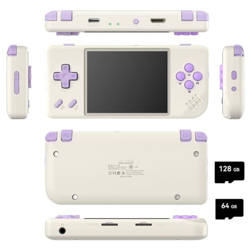 Tronikrc RG28XX Mini Retro Handheld Game Console, 2.8 Inch 640 * 480 64GB+128GB TF Card, IPS Screen Portable Game Player with Linux System & 8,500+ Games