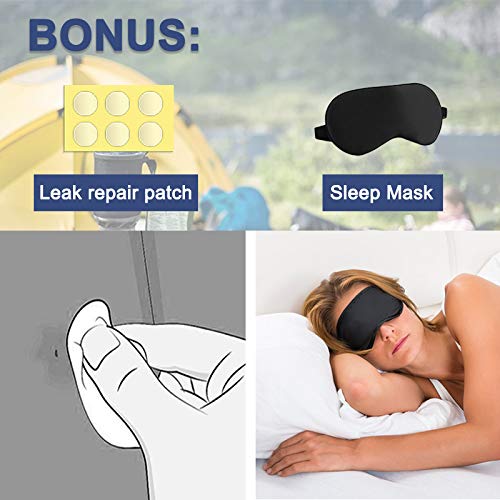 EMDMAK Camping Pad, Self Inflating Sleeping Pad with Pillow Lightweight Sleeping Mat for Backpacking, Hiking, Camping & Outdoor Activities - Thumbnail 6