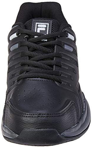Fila Lugano 6.0, Tênis Masculino, Preto (Preto/Cinza/Branco), 41