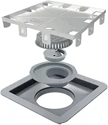 Ralo Square Tampa Oculta Oculto 15 x 15cm