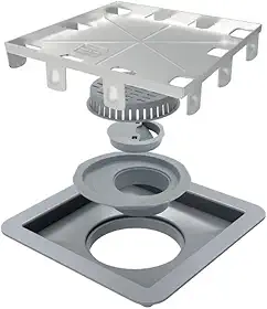 Ralo Square Tampa Oculta Oculto 15 x 15cm