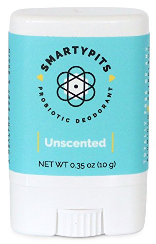 SmartyPits - Natural/Aluminum Free Prebiotic Deodorant (Unscented) (Travel-Size (Single))