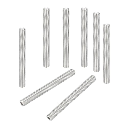 Vis sans tête M6 x 55 mm PATIKIL en acier inoxydable 304 pour poignée de porte, lot de 25 pcs