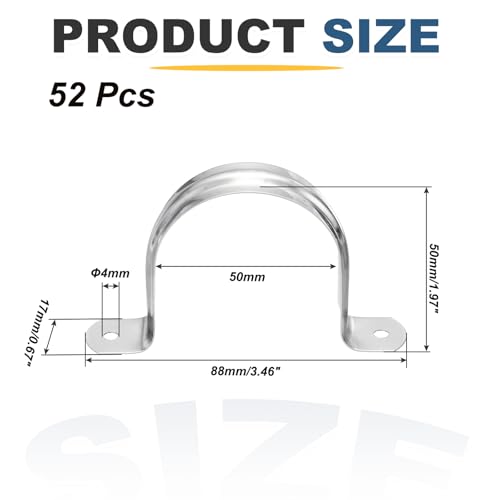 Colliers de serrage pour conduit de 50 mm installation fil et tube de plomberie