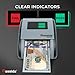 Cassida InstaCheck Small Footprint, Easy to Read Automatic Counterfeit Detector with Infrared, Magnetic and Ultraviolet Sensors, Compact and Lightweight Grey 11-3/4