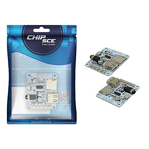CHIPSCE 010-0265, Modulo Arduino Mp3 Decodificador Bluetooth Micro Sd - USB