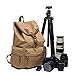 Produktbild WANGXN Retro Kamera Rucksack große Kapazität multifunktionale Fotografie Tasche Outdoor Reisen Anti-Diebstahl Canvas Tasche (ohne Kamera)