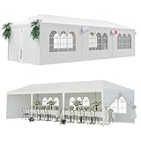 HomGarden 10'x30' Outdoor Canopy Tent Patio Camping Gazebo Shelter Pavilion Cater Party Wedding BBQ