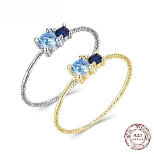 Anillo plata de ley 100% charm crystal para joyería de moda finger ring 5