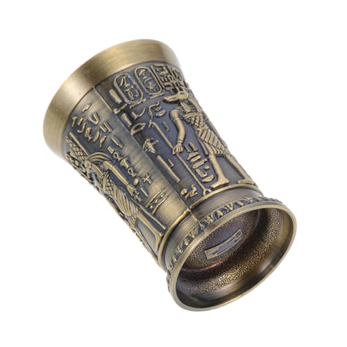 SHINEOFI Verres à Cocktail en Alliage de Zinc Solide Design Vintage pour Bar Maison et Événements 1 Pièce