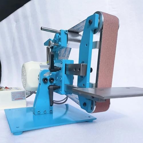 1100W Belt Sander Machine - 915x50mm Polishing Grinder for DIY, Forward/Reverse Rotation, Heavy-Duty Steel Plate, Versatile Burnishing Tool for Veal & Horizontal Surfaces