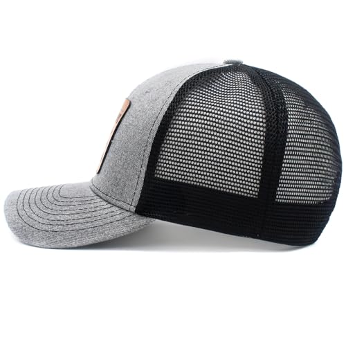 Image of Foxtrot Delta Tango FDT Lether Patch Hat Resist Persist Prevail Adjustable Baseball Cap Golf Dad Hats for Mens Women