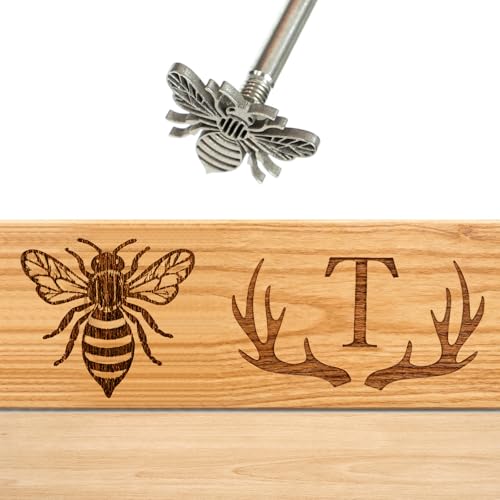 Kit de 104 branders de 1 pulgada para madera y cuero miniatura 5
